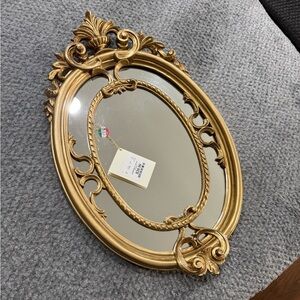 Elegant Gold Ornate Wall Mirror